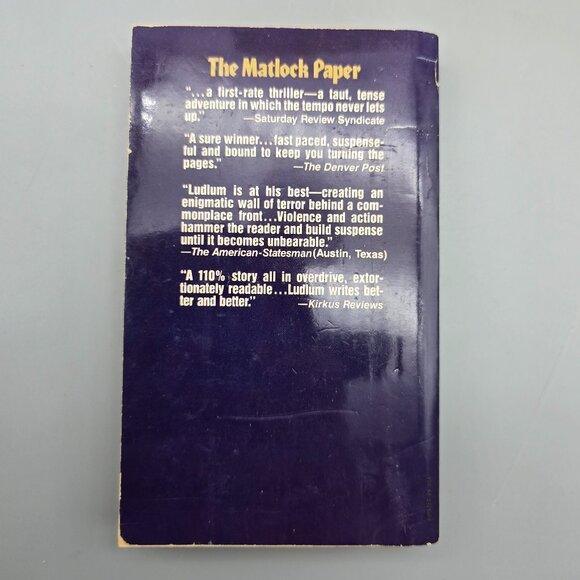 Robert Ludlum Thrilling action Mystery Paperback Books (Set of 6) - Picture 7 of 15